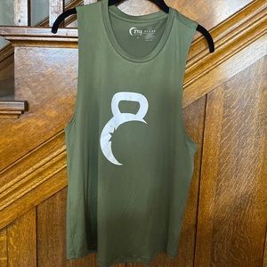 Zyia Active Olive Kettlemoon Sleeveless Muscle Tank. Large EUC very soft.